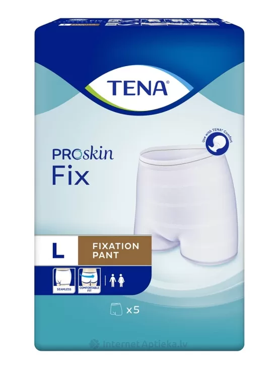 TENA Fix L daudzkārt lietojamas fiksējošās biksītes, 5 gb.